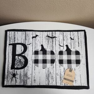 Twisted Anchor Trading Fall Halloween Buffalo Plaid Placemats-Set of 4 (NWT)